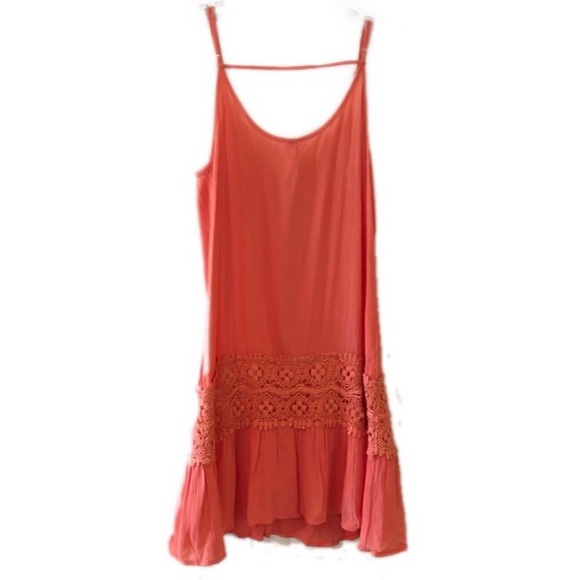 Francesca Coral Crochet Dress S - Picture 2 of 6